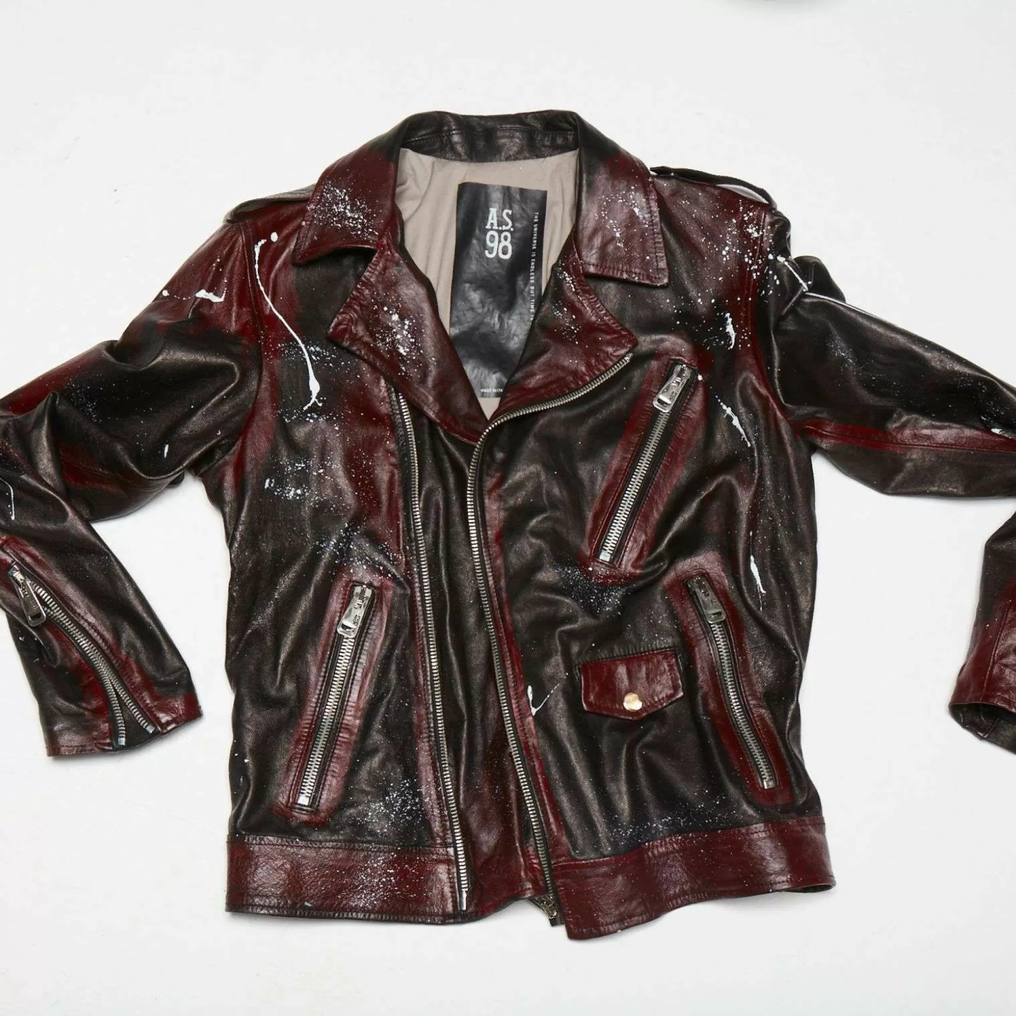 A.S.98 Jackets-Leather Jacket Jimmy