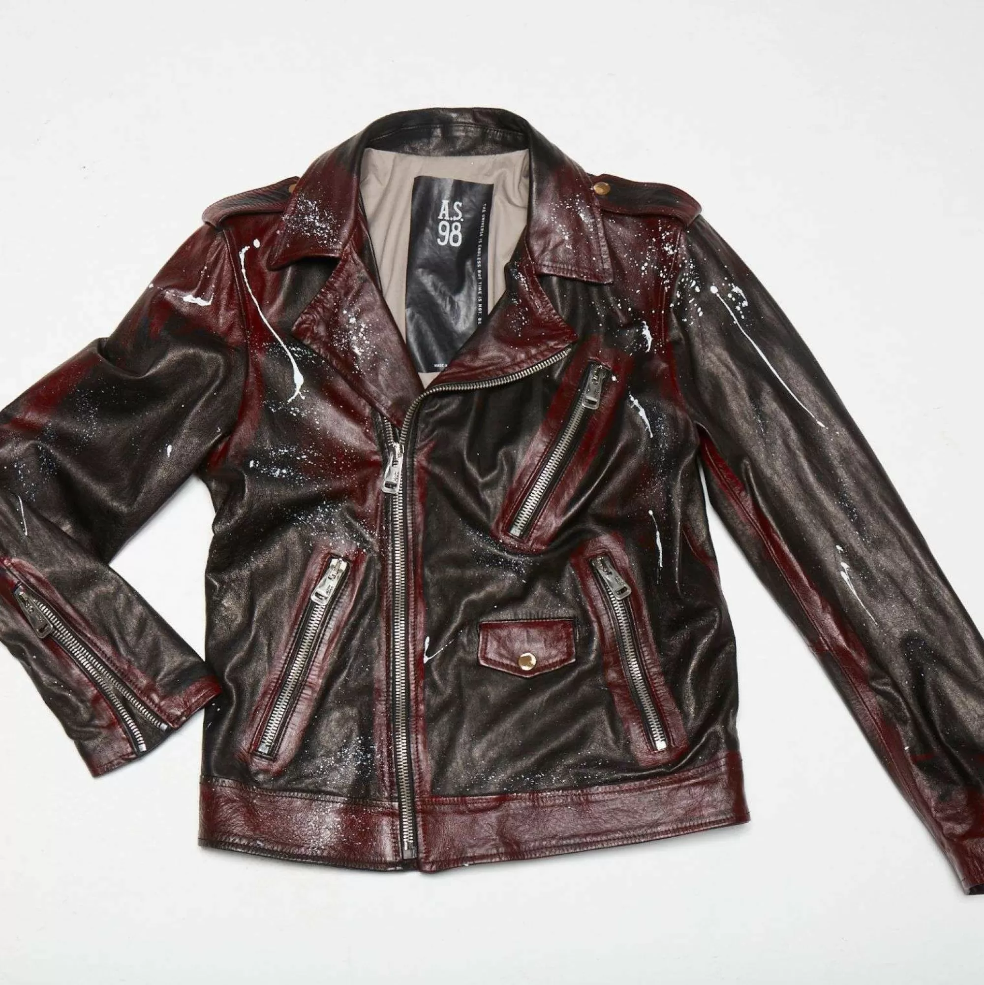 A.S.98 Jackets-Leather Jacket Jimmy